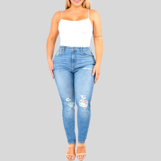 Allison High-Rise Skinny Jeans | +PLUS