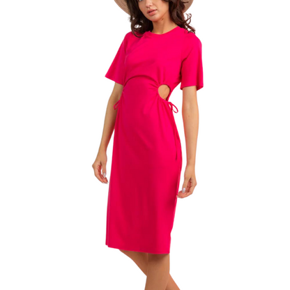 Samantha Midi Dress | Hot Pink